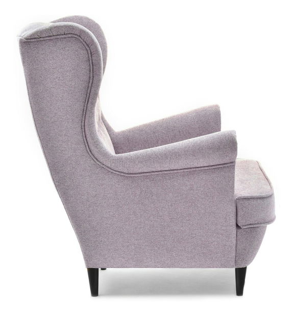 Kreslo ušiak Margis (púdrová + buk)