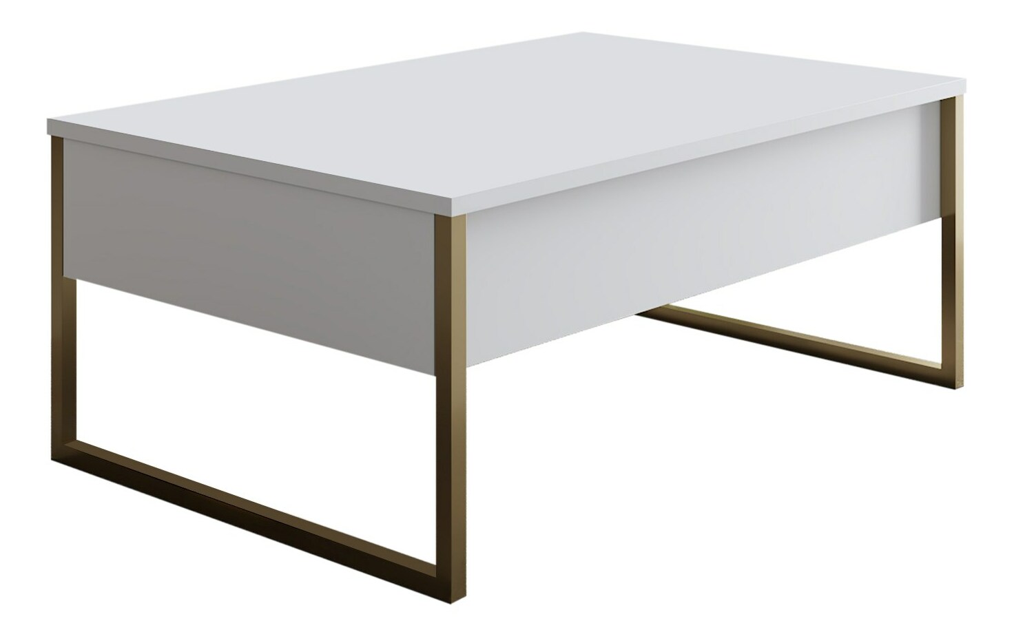 Konferenčný stolík Luna 1 (biela)