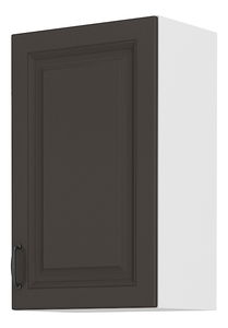 Dulap superior bucătărie Sheila 45 G 72 1F (alb + grafit)
