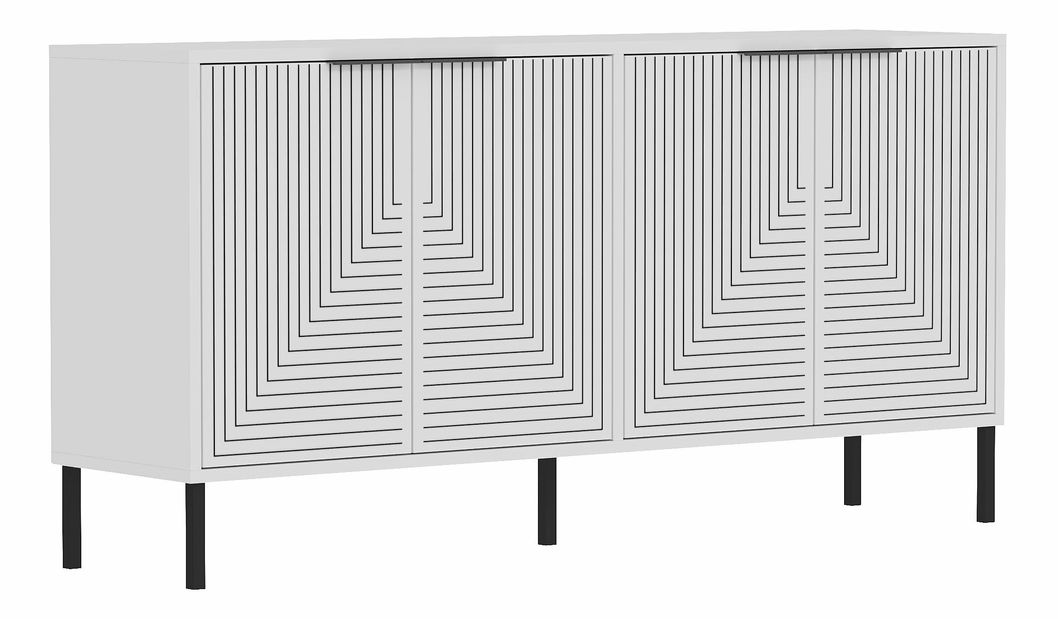 Komód Lurky (fehér) 