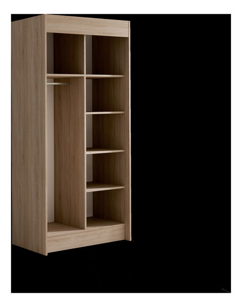 Dulap de haine Karrie 100 (Stejar sonoma)