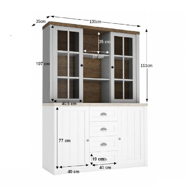 Vitrina (nadogradnja) Provense W2D 