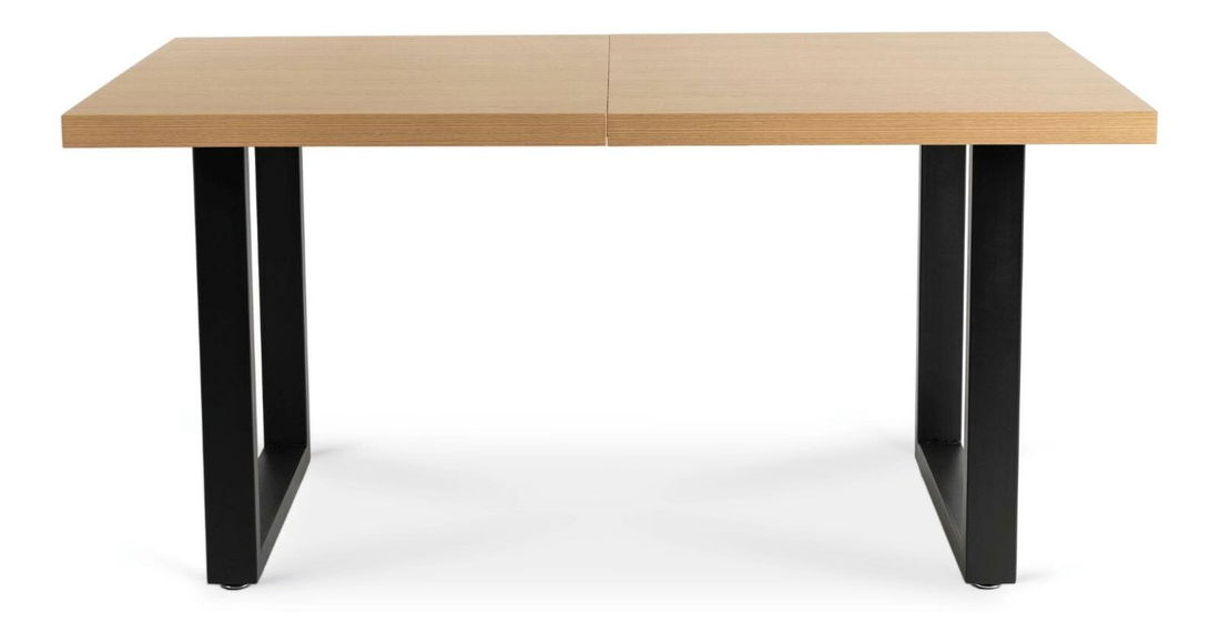 Jedálenský set Ecunumici 2 (dub zlatý + čierna) (pre 6 osôb)