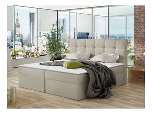 Manželská posteľ Boxspring Kennedy (180x200) (Paros 02)