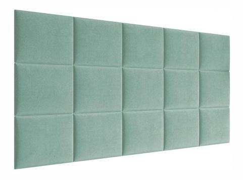 Čalúnený panel (4 ks.) Pag 40x30 cm (mätová) *výpredaj