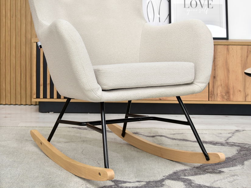 Kreslo Nesia (béžová + čierna)