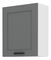 Dulap superior de bucătărie Lucid 60 G 72 1F (dustgrey + alb)