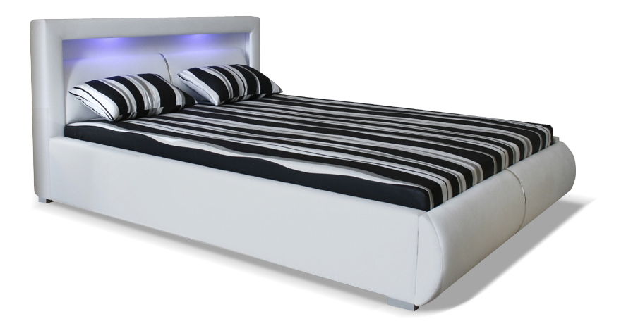 Manželská posteľ 180 cm Milia (s matracom a roštom)