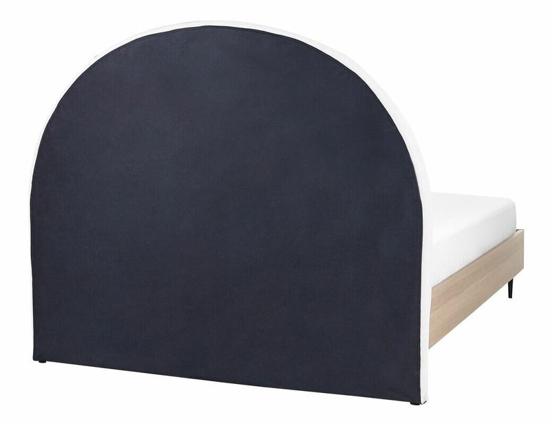 Pat matrimonial 140 cm Milza (alb)