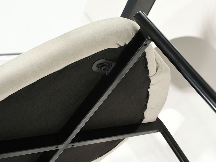 Barová stolička Guinden (krémová + čierna)