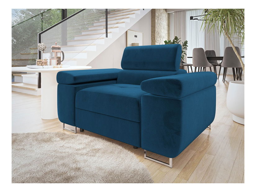 Kreslo Terazuro 1 (modrá) 