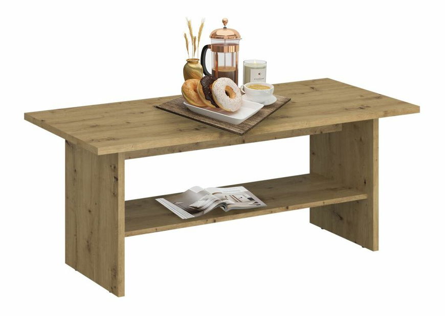 Stolić za kavu IRON (hrast artisan)