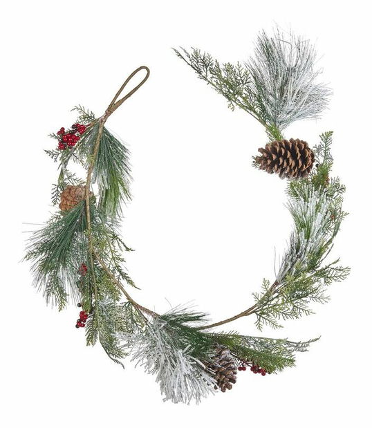 Karácsonyi girland 150 cm Sefira (zöld) 