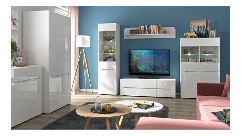 Mobilier living Yuko 1 (alb lucioslá)