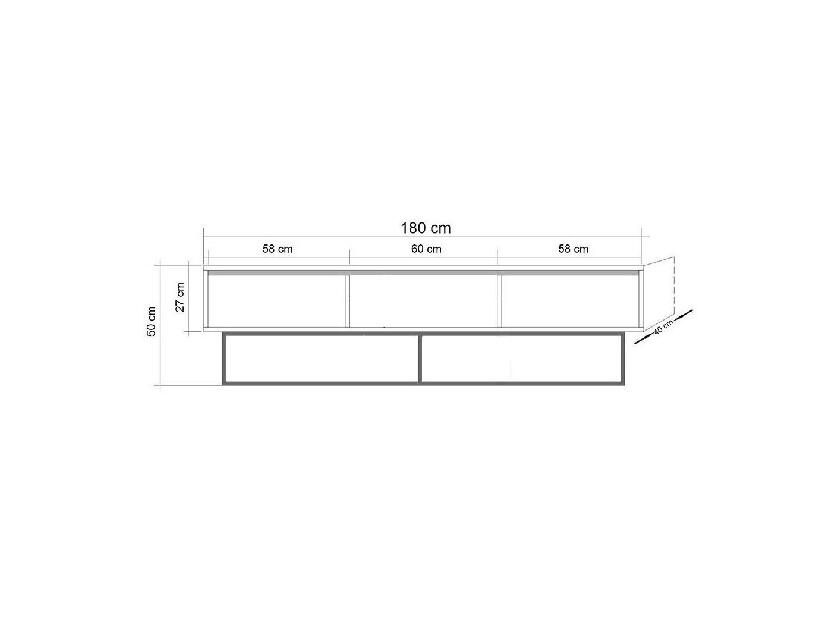 Mobilier living Lexuna 25 (Nuc + Negru)