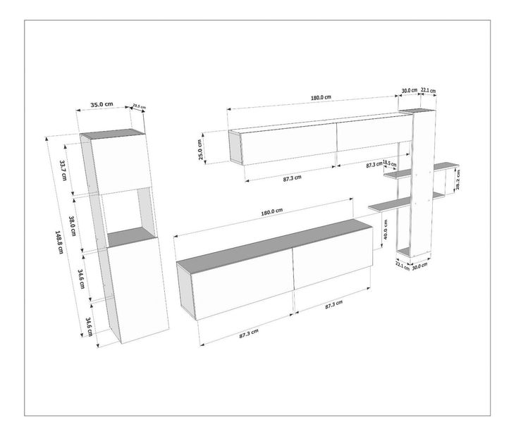 Nappali fal Maxin (fehér)