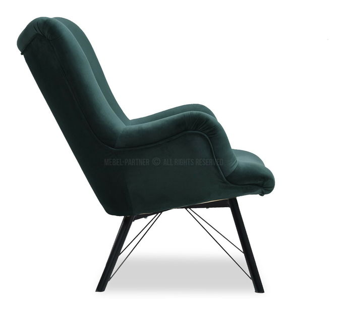 Fotoliu relax Dawntawn (verde + negru)