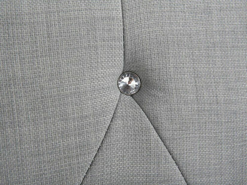 Manželská posteľ 160 cm MATH (s roštom) (sivá)