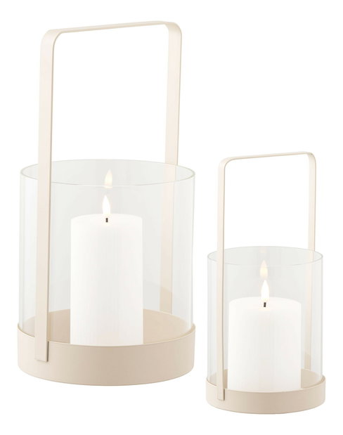 Svijećnjak 2 kom Hsidina 1 (bež)