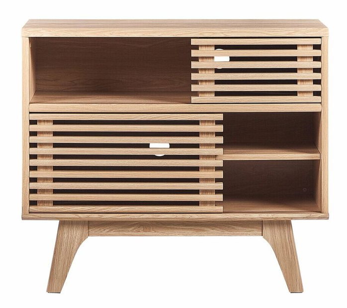 TV asztal/szekrény Christy (világos fa)