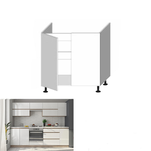 Dolná kuchynská skrinka D80 ZL Lilouse