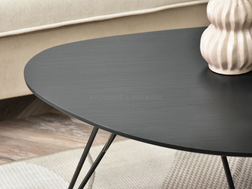 Măsuță de cafea Rave Xl (negru)