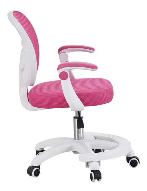 Scaun de birou Trapani 2 (zmeură + alb)