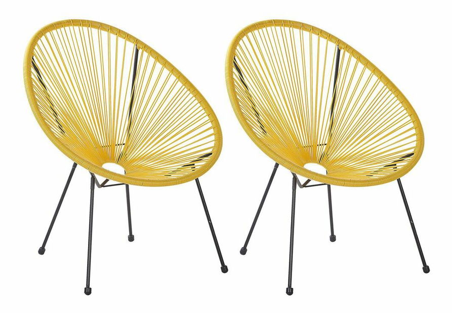 Set 2kom. stolica- ALVAREZ II (žuta)