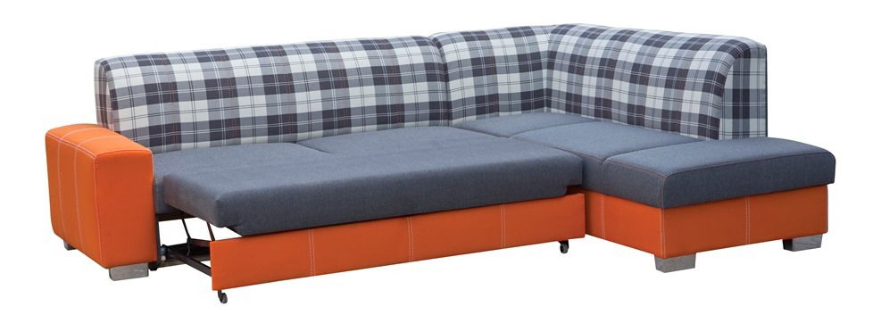 Sarokkanapé Seymour (világosszürke) (B)