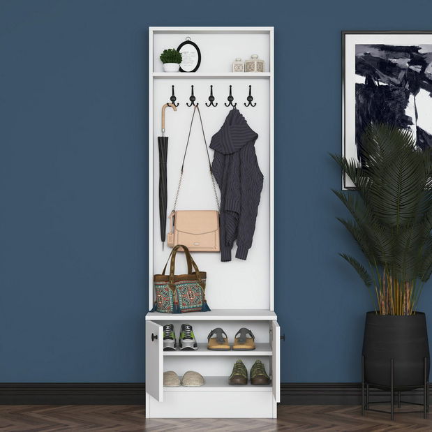 Set mobilier hol Montorio (alb)