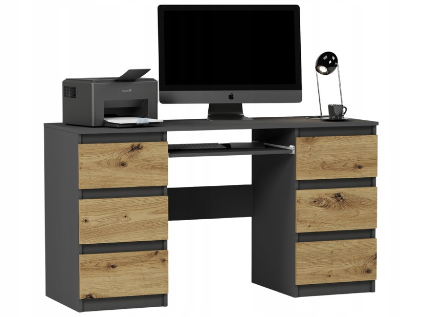 PC stol Nummek (antracit + artisan)