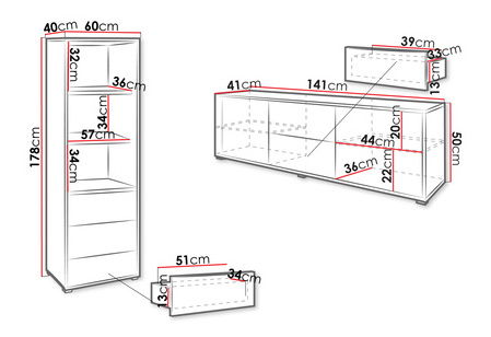 Mobilier living Alkyra IV (cashmir)