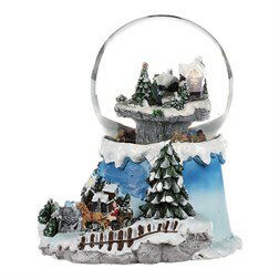 Hógömb téli táj SN7701 (sokszínű)