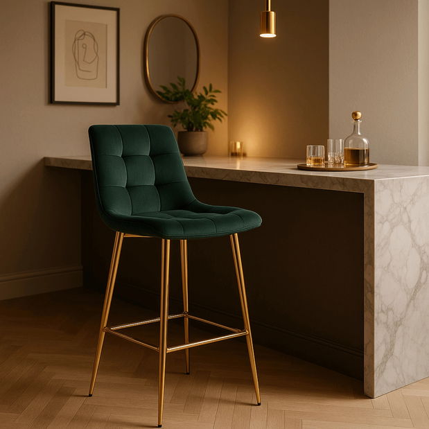 Jedálenská stolička Abisales (zelená) 