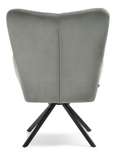 Fotoliu Kikino X (tmavogri + negru)