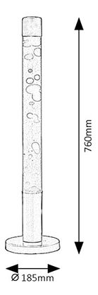 Dekoratívne svietidlo Dovce 4111 (červená + žltá + strieborná)