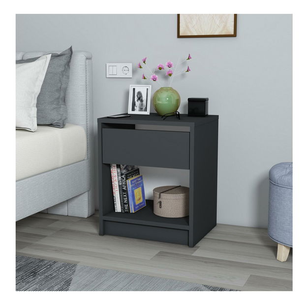 Noćni stolić Cedrea (antracit)