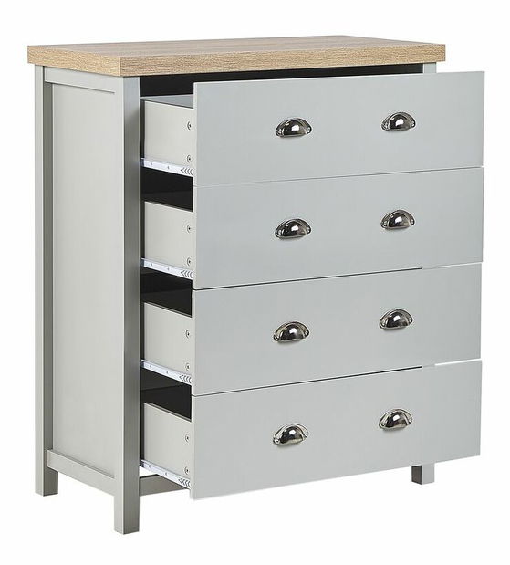 Comodă Cillian (gri deschis)