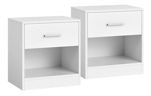 Set 2 ks nočných stolíkov Antique (biela)