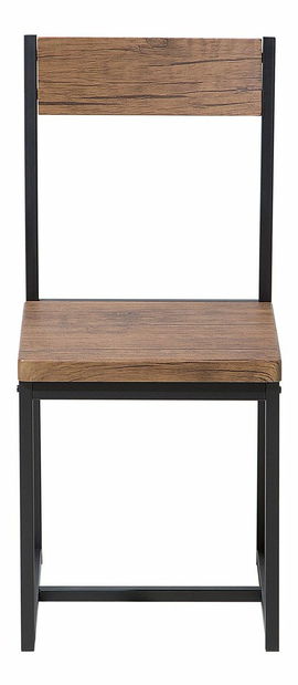 Set 6ks. jedálenských stoličiek Lasido (tmavohnedá)