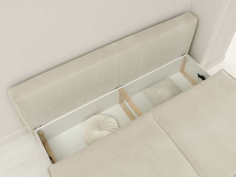 Pohovka dvojsedačka Nazismo (béžová + čierna)