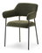 Jedálenská stolička Exigente (zelená + čierna)