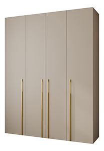 Ormar za garderobu 190 cm Carmela 40-3 (kašmir + zlatna)