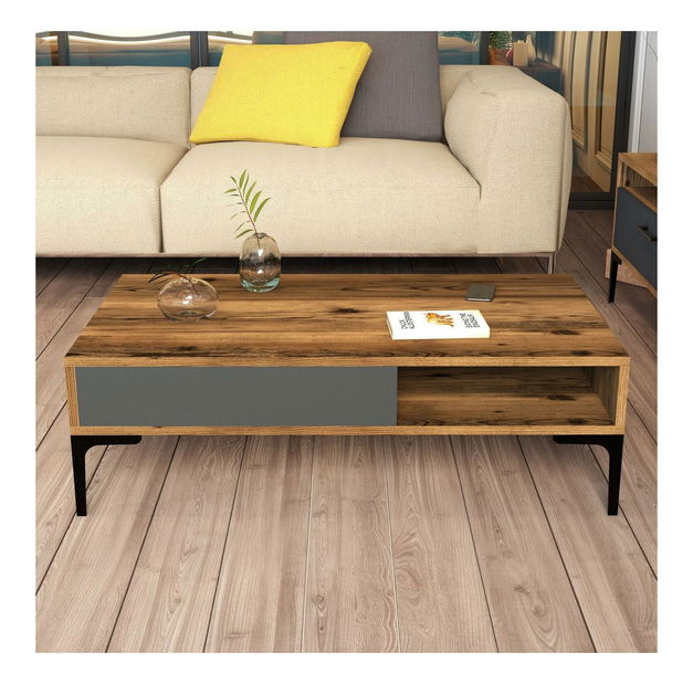 Dohányzóasztal Irma (dió + antracit)