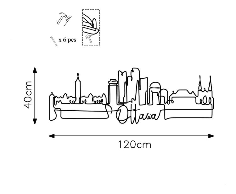 Nástenná dekorácia Cercedilla