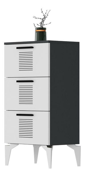 Dulap Vipapo 6 (antracit + alb) 