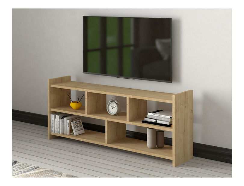 Súprava nábytku do obývačky Sakeko 4 (dub zafírový) 