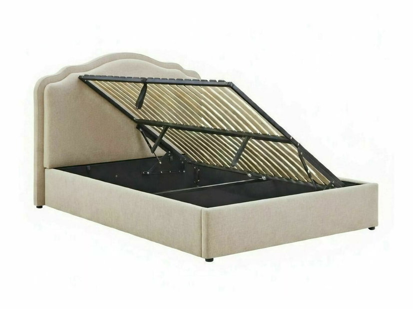 Manželská posteľ 140 cm Florna (béžová)