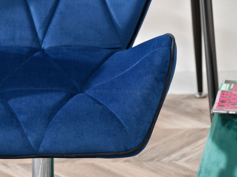 Kreslo Velma M (námornícka + čierna)