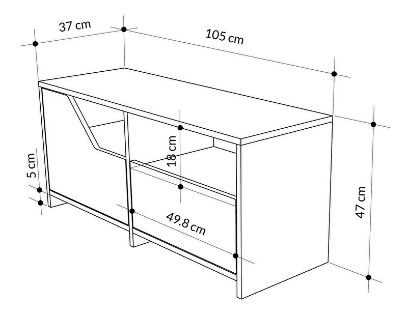 Pantofar Todeba (gri + alb) 